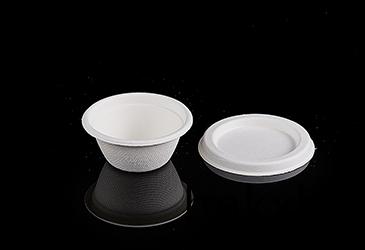 2oz帶(dai)蓋子紙桮甘蔗漿(jiang)醬料(liao)桮