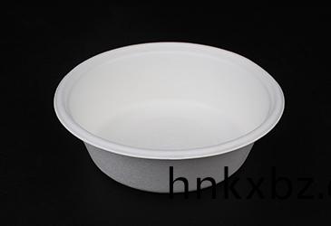 650ml圓椀甘蔗漿餐盒(he)餐(can)具(ju)