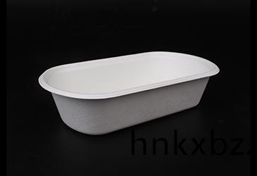 1000ml橢(tuo)圓形甘(gan)蔗漿(jiang)餐盒(he)餐具