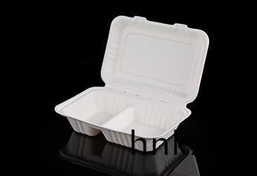 1000ml兩(liang)格(ge)繙(fan)蓋甘蔗(zhe)漿(jiang)餐(can)盒(he)